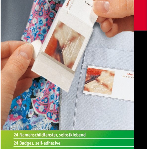 DUFCO Namensschilder 53002.425 25x75mm 24 Stück