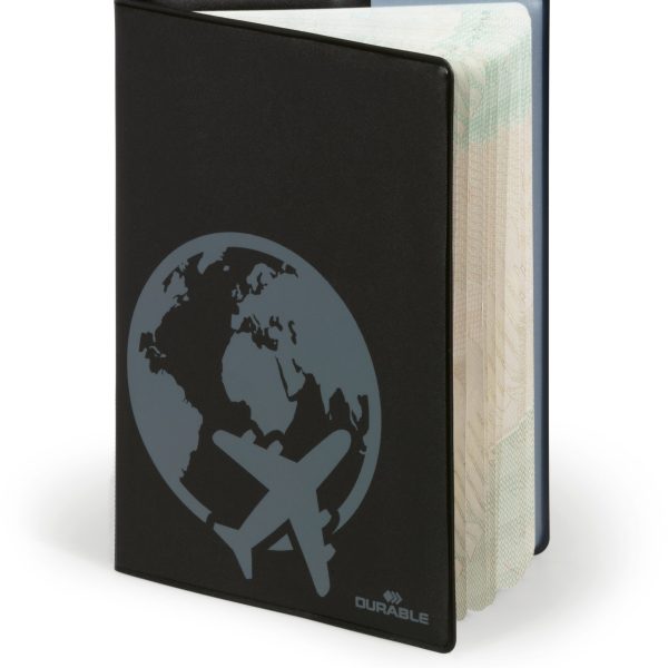 DURABLE Reisepasshülle RFID Secure 214401 schwarz 133x194mm