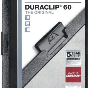DURABLE Klemmhefter DURACLIP 60 220901 für 60 Blatt A4 schwarz
