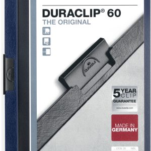 DURABLE Klemmhefter DURACLIP 60 220928 für 60 Blatt A4 nachtblau
