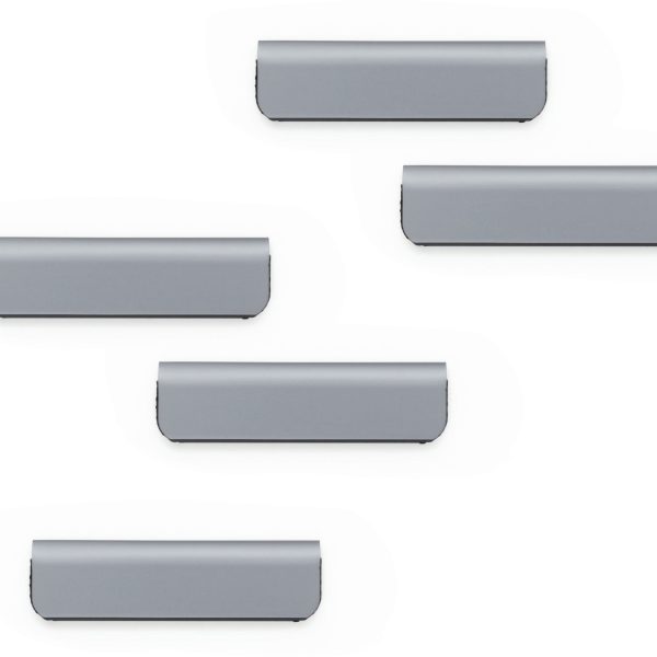 DURABLE DURAFIX Clip 60mm 470523 metallic silber 5 Stück