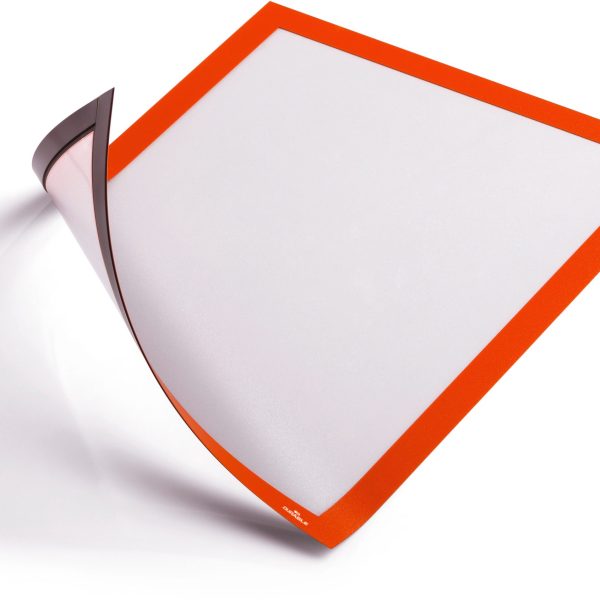 DURABLE Magnetic Duraframe A4 486909 orange 5 Stück