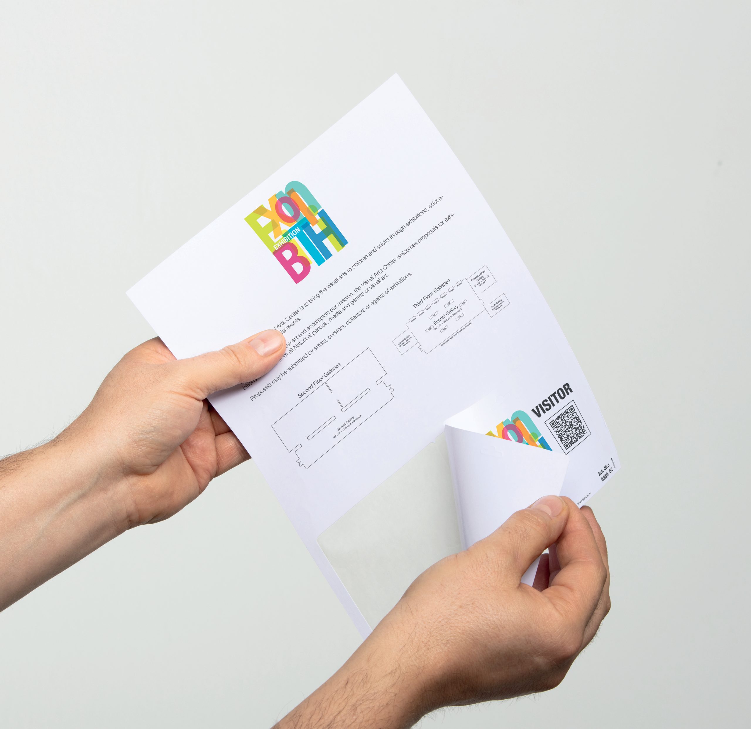 DURABLE-825802-4005546993737 DURABLE Visitor Badge Namensschild A4 825802 100 Stück – Hochwertig & günstig bei ShopDeca