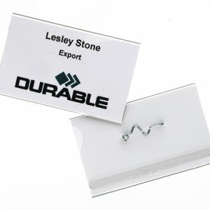 DURABLE Namensschild 860419 90x54mm 10 Stück