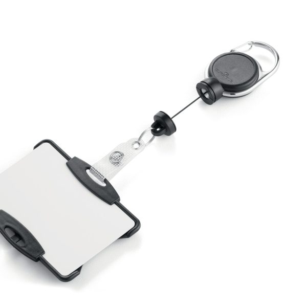 DURABLE Ausweishalter Jojo EX.STRONG 868901 54x87mm, schwarz, für 1 Karte