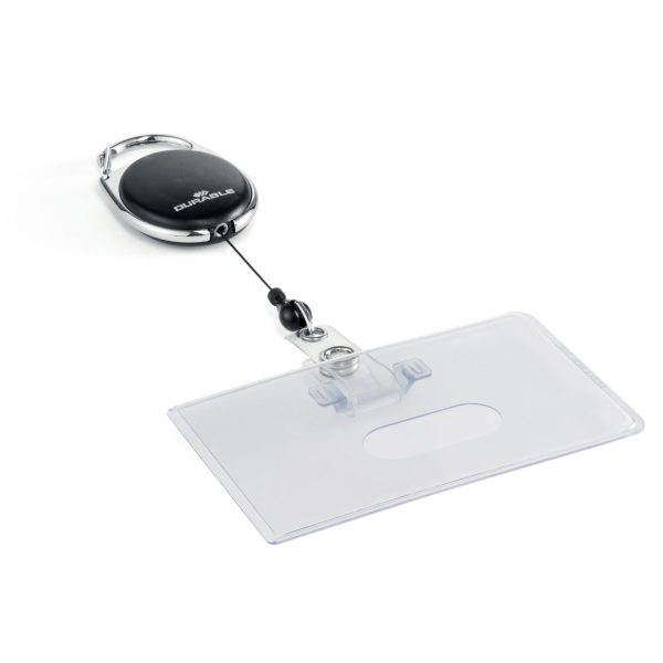 DURABLE Ausweishülle Jojo Style 890701 54x87mm, schwarz, für 1 Karte