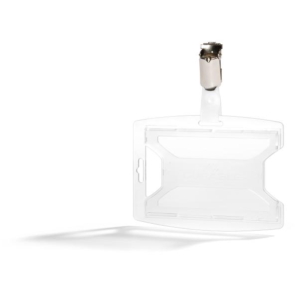 DURABLE Ausweishalter reXycle® 896119 Clip 1 Karte 25 Stück