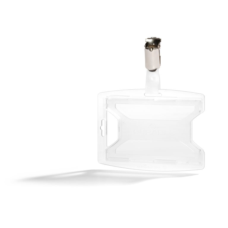 DURABLE Ausweishalter reXycle® 896219 Clip 2 Karten 25 Stück