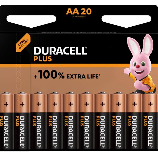 DURACELL Batterie Plus Power 4-017986 AA/LR6 20 Stück