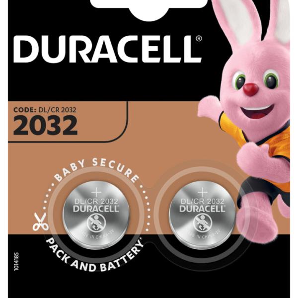 DURACELL Knopfbatterie Specialty 4-203921 CR2032, 3V 2 Stück