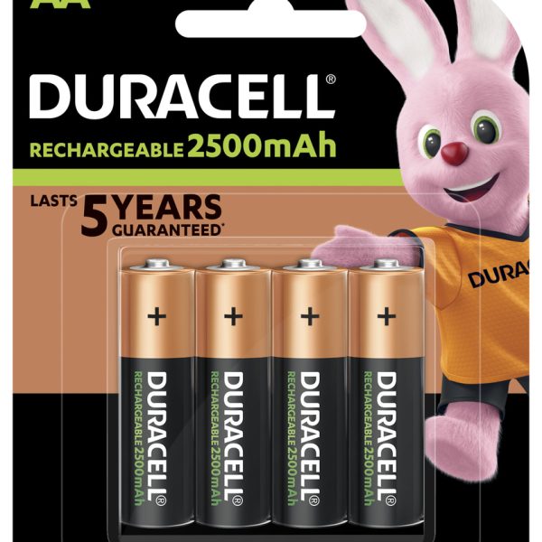 DURACELL Recharge Ultra PreCharged DX1500 AA,HR6,2400mAh,1.2V 4 Stück