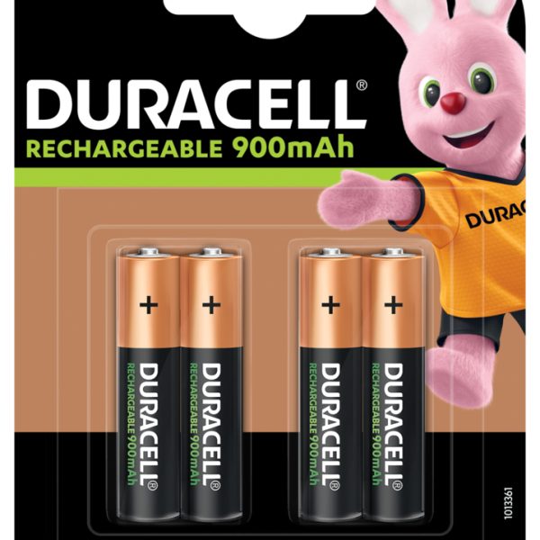 DURACELL Recharge Ultra PreCharged DX2400 AAA, 850 mAh, 1.2V 4 Stück
