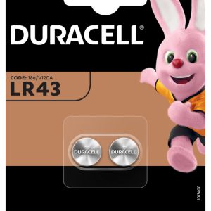 DURACELL Knopfbatterie Specialty LR43 LR43, 1.5V 2 Stück