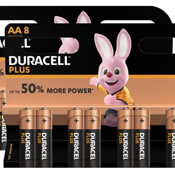 DURACELL Batterie Plus Power MN1500 AA, LR6, 1.5V 16 Stück