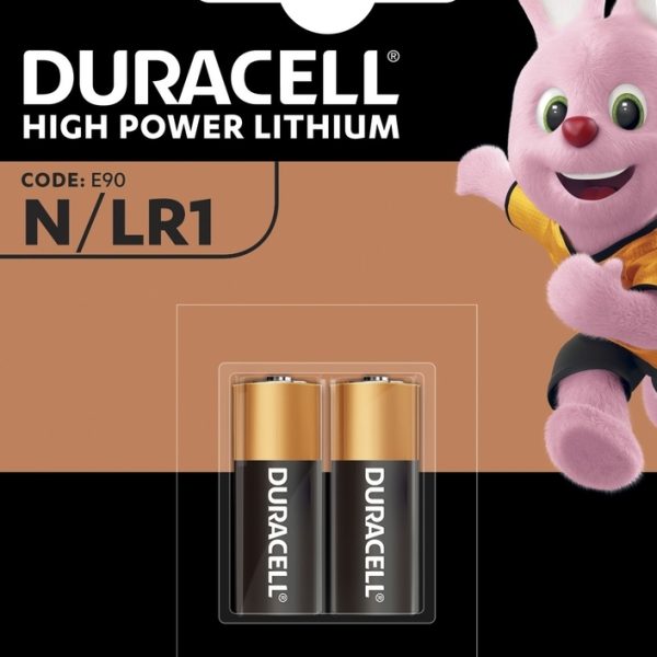 DURACELL Batterie Security MN9100 N, LR1, 1.5V 2 Stück