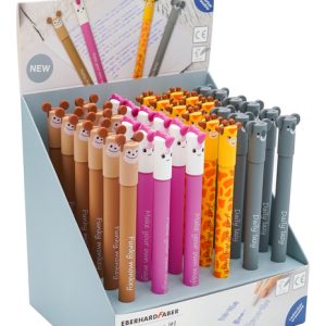 EBERHARD FABER Gelschreiber Erase It 560104 Animals 2, assortiert 36 Stück