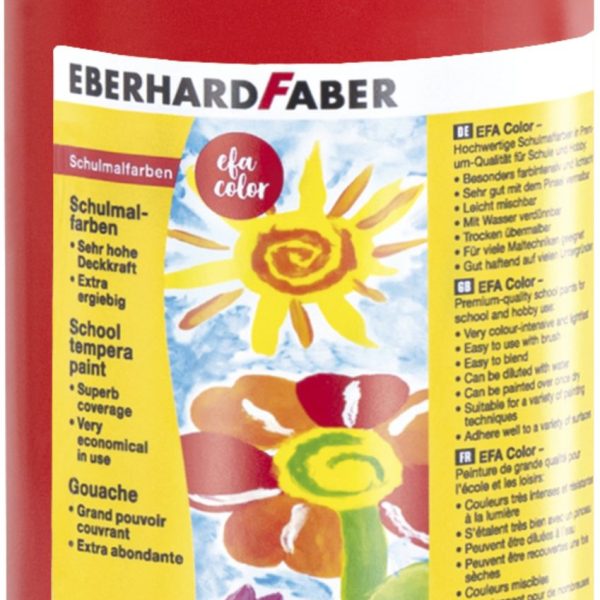 EBERHARD FABER Deckfarbe 1000ml 575021 geranium rot