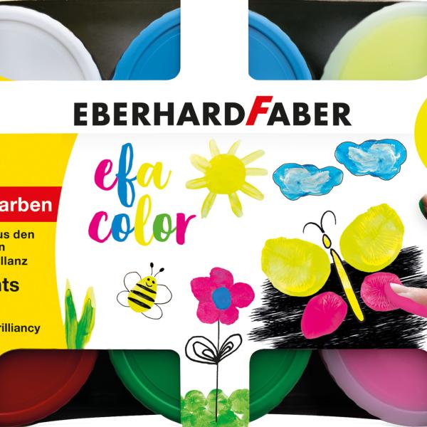 EBERHARD FABER Fingermalfarben Neon 578603 6x40ml