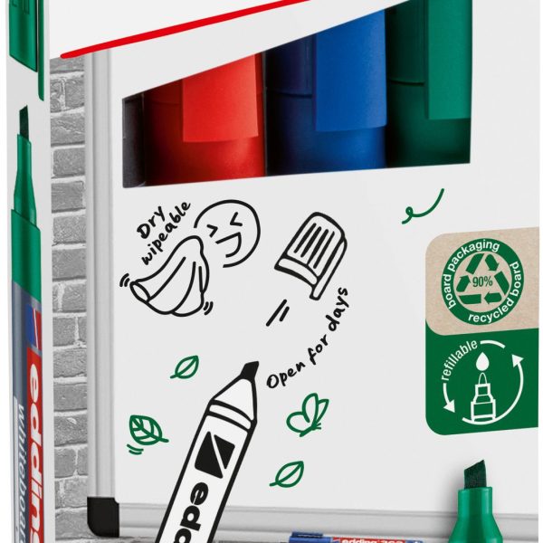 EDDING Boardmarker 363 1-5mm 363 E-4 4 Farben