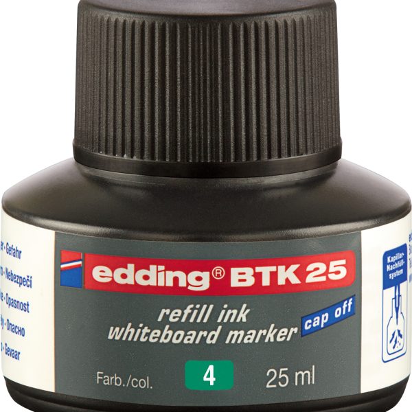 EDDING Nachfülltusche BTK25 BTK-25-4 grün
