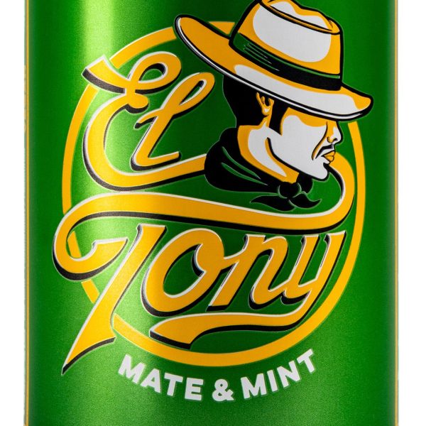 EL TONY Mate & Minze Alu 5480 33 cl, 24 Stk.