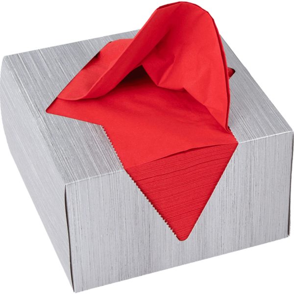 ELCO Serviettenbox 33x33cm 04-33401100-201 3-lagig, rot 100Stk.