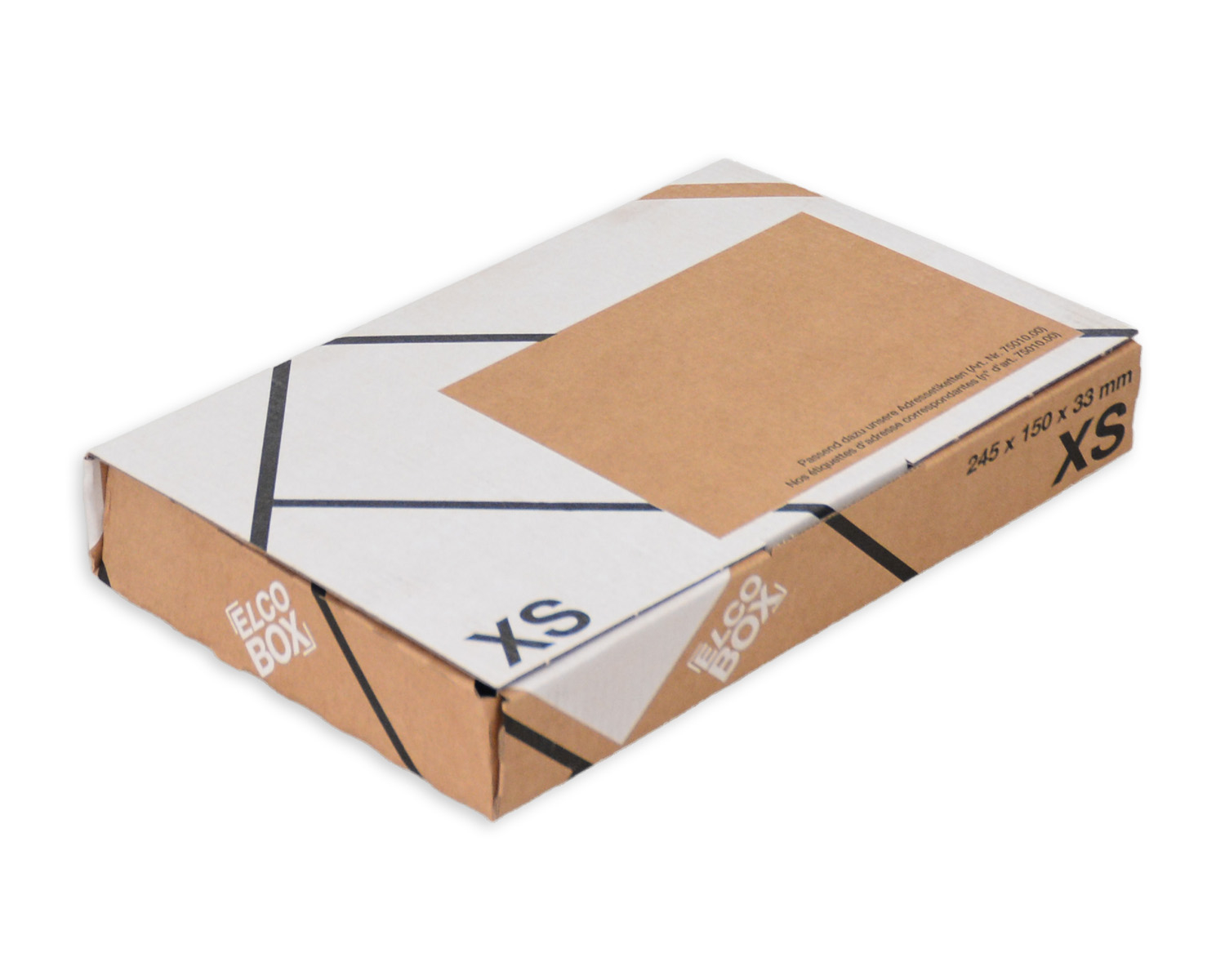 ELCO-28831.25-7611722026662 ELCO Versandverpackung XS 28831.25 braun/weiss 245x150x33mm – Hochwertig & günstig bei ShopDeca