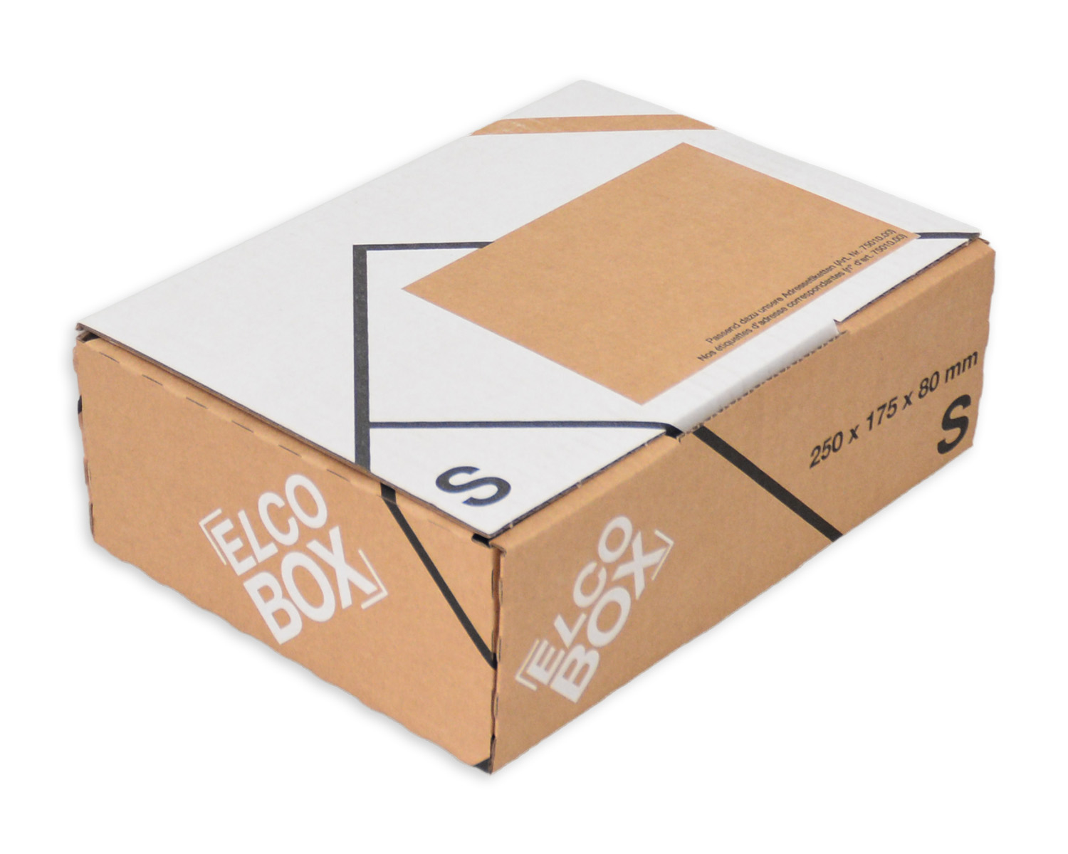 ELCO-28832.25-7611722026679 ELCO Versandverpackung S 28832.25 braun/weiss 250x175x80mm – Hochwertig & günstig bei ShopDeca