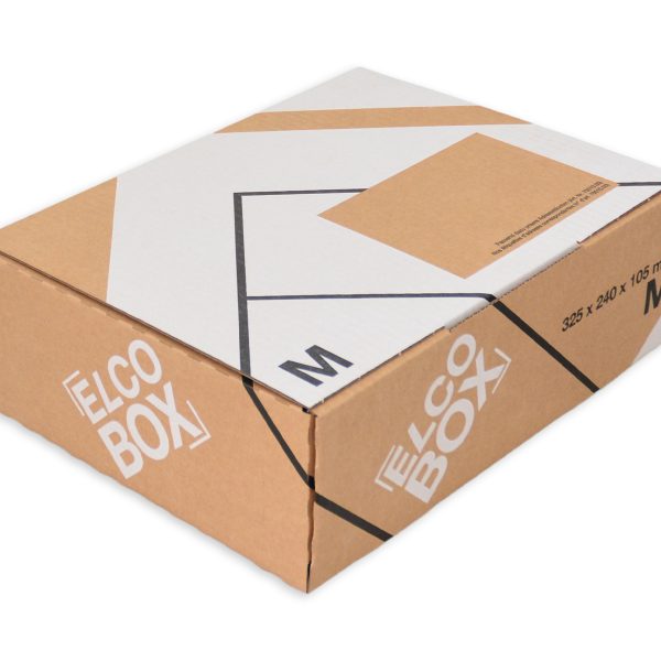 ELCO Versandverpackung M 28833.25 braun/weiss 325x240x105mm