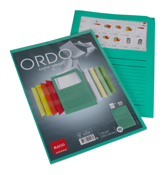 ELCO-73695.63-7611722019930 ELCO Organisationsmappe Ordo A4 73695.63 classico, grün 10 Stück – Hochwertig & günstig bei ShopDeca