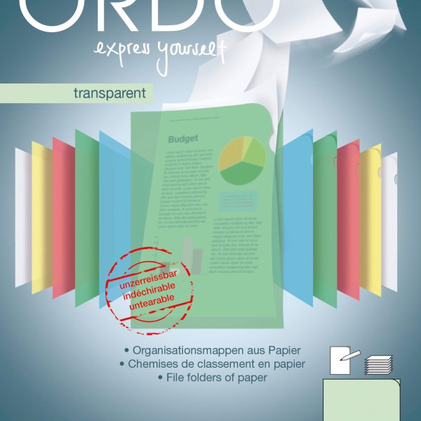 ELCO Sichtmappe Ordo A4 73696.64 transparent, grün 10 Stück