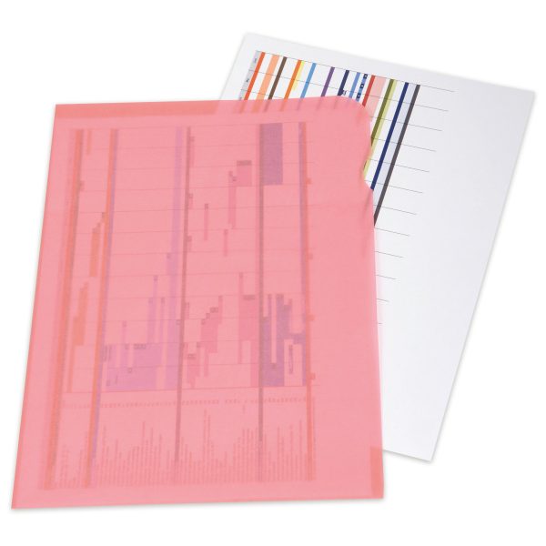 ELCO Sichtmappe Ordo A4 73696.94 transparent, rot 10 Stück