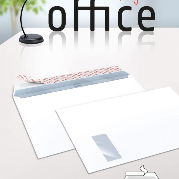 ELCO Couvert Office m/Fenster C4 74493.12 120g, weiss 10 Stück