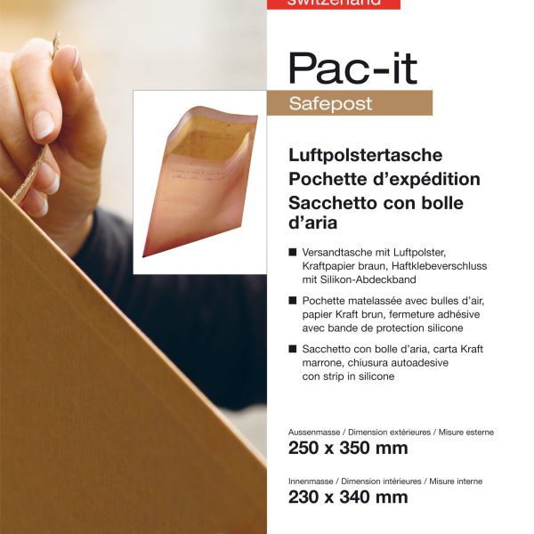 ELCO Luftpolstertasche 225x340mm 74552.92 braun 4 Stück