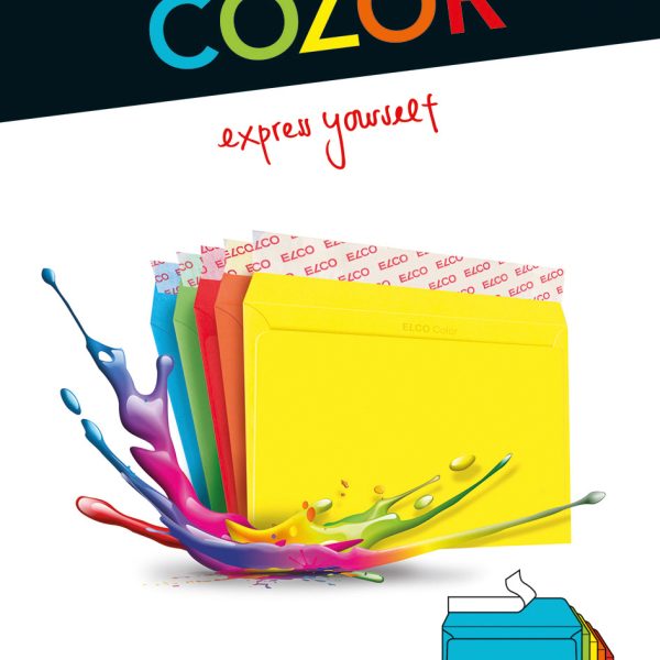 ELCO Couvert Color C5 74618.00 100g, 5-farbig 5x4 Stück
