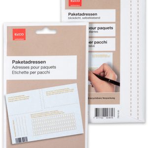 ELCO Paketadressen A6 75010.00 weiss, blickdicht 30 Stück