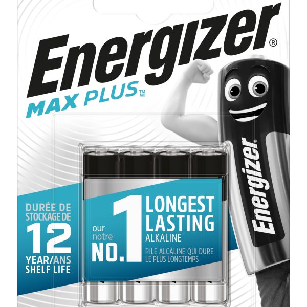ENERGIZER Batterie Max Plus 1,5V E301321404 Micro 1300 mAh 4 Stück