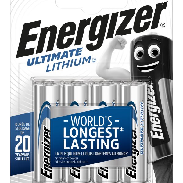 ENERGIZER Batterien Ultimate AA 1.5V E301535302 Lithium 4 Stück