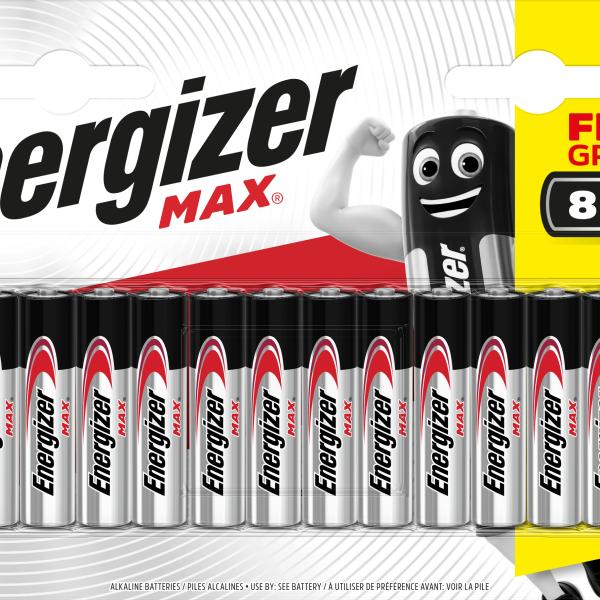 ENERGIZER Batterie E303340900 Max, AAA/LR03, 12 Stück