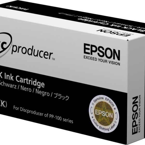 EPSON Tintenpatrone PJIC6 schwarz C13S020693 Discproducer PP-100