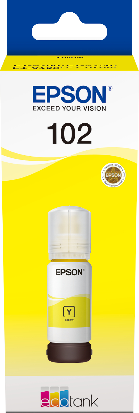 EPSON-T03R440-8715946643373 EPSON Tintenbehälter 102 yellow T03R440 EcoTank ET-2700 6000 Seiten – Hochwertig & günstig bei ShopDeca