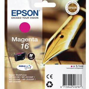 EPSON Tintenpatrone 16 magenta T162340 WF 2010/2540 165 Seiten