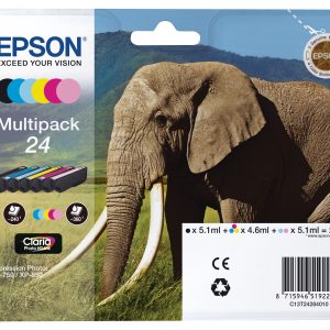 EPSON Multipack Tinte 24 6-color T242840 XP 750/850 6x360 Seiten