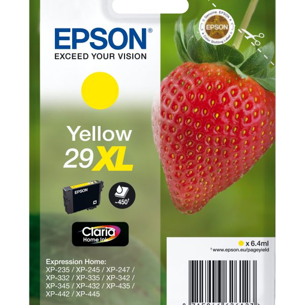 EPSON Tintenpatrone 29XL yellow T299440 XP-235/335/435 450 Seiten