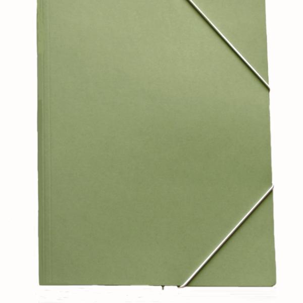 EROLA Gummibandmappe 450my A4 511 grün Karton