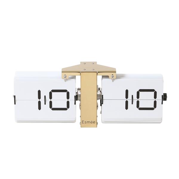 ESMEE Wanduhr Flip Clock 240.006.02 gold