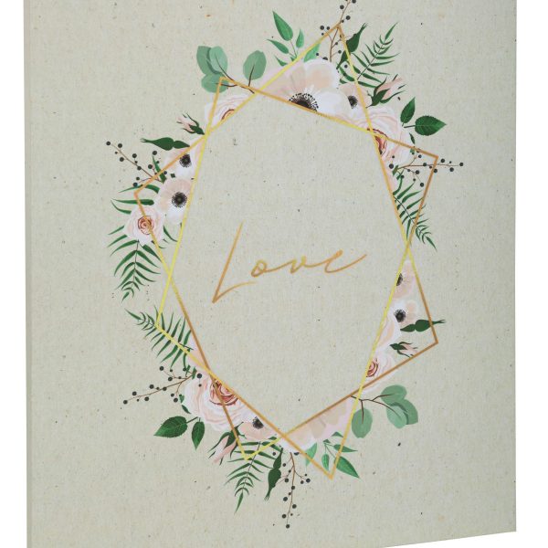 EXACOMPTA Gästebuch Champétre 27x22cm 4718E Goldschnitt 100 Seiten