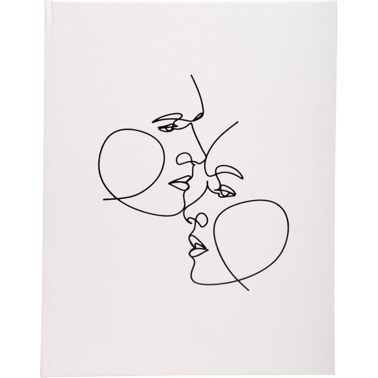 EXACOMPTA Gästebuch 27x22cm 47689E elfenbein, Silbersch. 100 S.