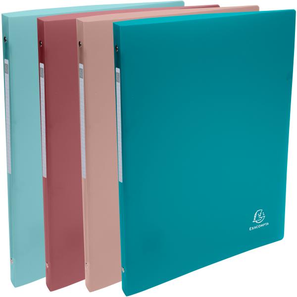 EXACOMPTA Ringbuch Skandi A4 51270E assortiert 4-Ring 1.5cm