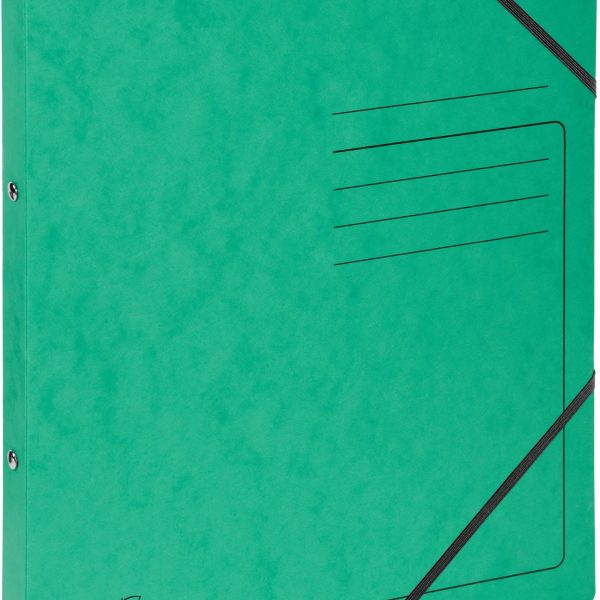 EXACOMPTA Ringhefter 2.0cm 542553E grün, Gummiband, 2-Ring A4